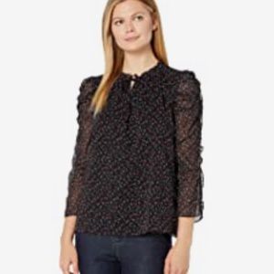 CeCe Wistful Blooms Blouse